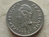 POLINEZIA FRANCEZA-10 FRANCS 1986