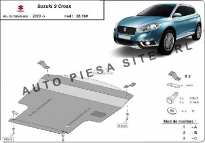 Scut metalic motor Suzuki SX4 S-Cross fabricat incepand cu 2013 APS-25,160 foto