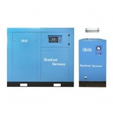 Compresor cu surub 55KW/ 75CP, 9.5mc/min cu uscator Breckner Germany