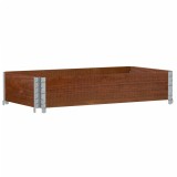 Cumpara ieftin Jardiniera de gradina, maro, 100x50 cm, lemn masiv de pin