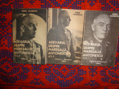 Adevarul despre maresalul Antonescu 3 volume - George Magherescu 1396pagini foto