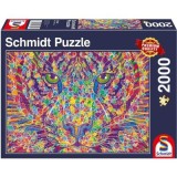 Puzzle Schmidt: Salbatic la suflet &ndash; Tigru, 2000 piese