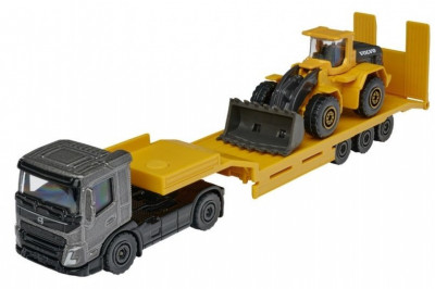 MAJORETTE TRANSPORTOR VOLVO TRAILER DIN METAL SuperHeroes ToysZone foto