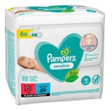 Servetele umede Pampers Sensitive (6x52 buc)