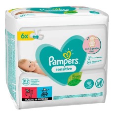 Servetele umede Pampers Sensitive (6x52 buc)
