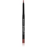 Essence 8h Matte Comfort dermatograf mat de buze cu ascutitoare culoare 02 Silky Hazelnut 0,3 g