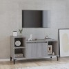 Gossi comoda tv, gri sonoma, 100x35x55 cm, lemn prelucrat