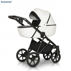 Krausman - Carucior 3 in 1 Xplorer White foto