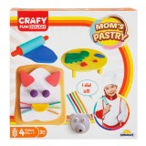 Set de modelare din plastilina, pentru patiserie, Crafy, 6 piese, 200g