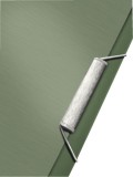 Mapa plastic A4 cu elastic verde Leitz Style