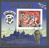 Korea 1981 Sport, Soccer, Football, imperf. sheet, used T.293, Stampilat