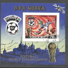Korea 1981 Sport, Soccer, Football, imperf. sheet, used T.293