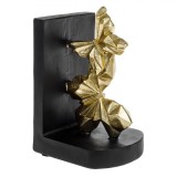 Suport Cărți, Model Fluturi, Culoare Negru și Auriu, Dimensiuni 11.3x9.5x17.5cm, Material Polirasina, Oem