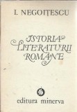 Cumpara ieftin Istoria Literaturii Romane I: 1800-1945 - I. Negoitescu, Editura Minerva 1991