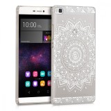 Husa pentru Huawei P8, Policarbonat, Alb, 34409.03