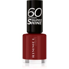 Rimmel 60 Seconds Super Shine lac de unghii culoare 320 Rapid Ruby 8 ml