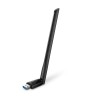 ADAPTOR RETEA TP-LINK AC1300, extern wireless 2.4 GHz | 5 GHz, USB 3.0, port, 1300 Mbps, antena externa x 1, &quot;Archer T3U Plus&quot; (timbru verde 0.18 lei)
