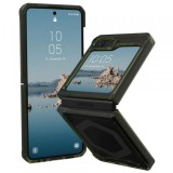 Husa MagSafe pentru Samsung Galaxy Z Flip5 F731, Urban Armor Gear, Plyo Pro, Verde Gri