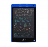 Cumpara ieftin Tableta desen pentru copii, cu stilus pen 8.5 inch, scriere colora, Dark Blue, Oem
