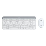 Kit tastatura si mouse Logitech MK470 Tastatura USB Layout US White + Mouse Optic USB White