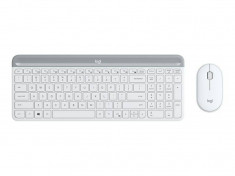 Kit tastatura si mouse Logitech MK470 Tastatura USB Layout US White + Mouse Optic USB White foto