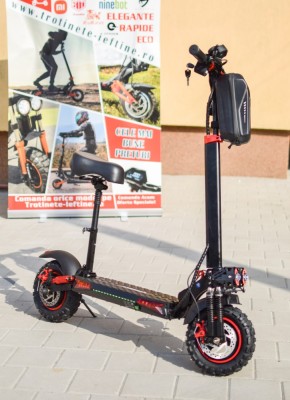 J-11 Max &amp;ndash; Trotinetă Electrică Off-Road 800W, Roți 11&amp;quot;, 18Ah, 50 Km/h foto