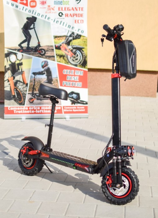 J-11 Max &ndash; Trotinetă Electrică Off-Road 800W, Roți 11&quot;, 18Ah, 50 Km/h