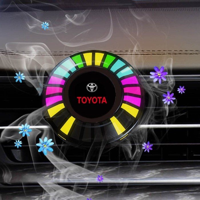 Odorizant auto iluminat RGB TOYOTA - conexiune Bluetooth