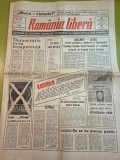 Ziarul romania libera 29 decembrie 1989 - revolutia romana