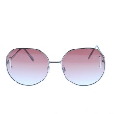 Ochelari de soare argintii cu lentile mov