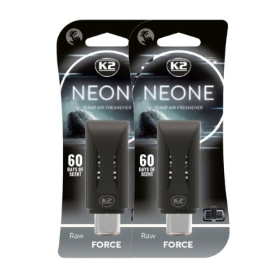 Pachet 3 x Odorizant auto grila ventilatie Puf-Puf K2 Neone Raw Force foto