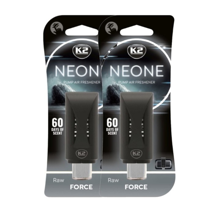 Pachet 3 x Odorizant auto grila ventilatie Puf-Puf K2 Neone Raw Force