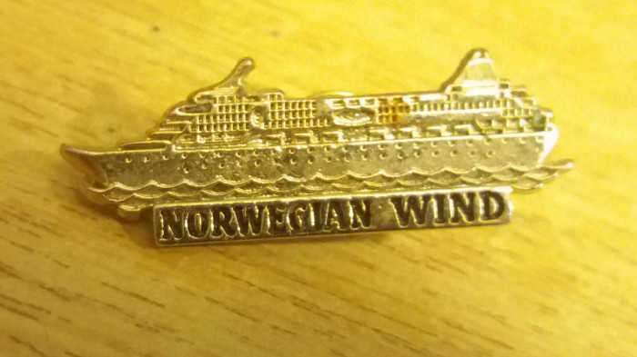 QW9 N 96 - insigna - militar - marina - Norvegia - Norwegian wind