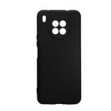 Husa Huawei telefon Nova 8i, negru, tip back cover, material flexibil silicon + interior cu microfibra, &quot;SPPC-HU-N8i-SLK&quot;, Spacer