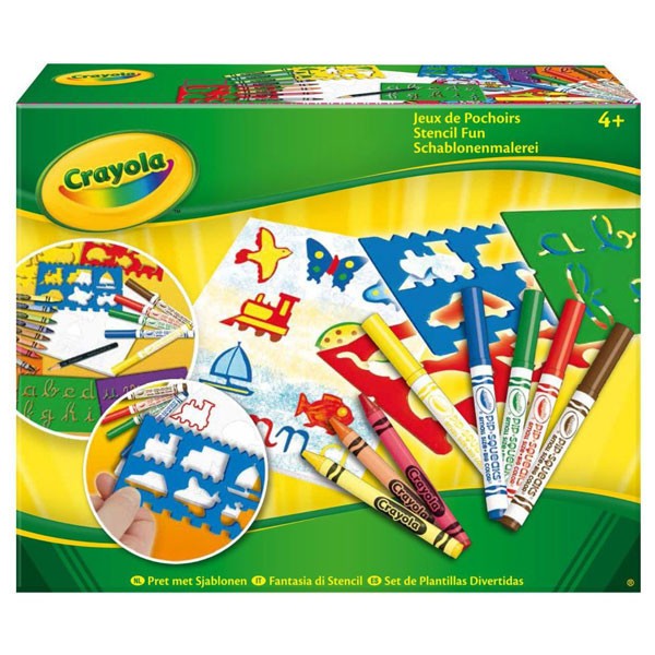 Joc creativ Crayola, Set sabloane si makere