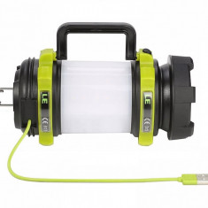 Lanterna camping multifunctionala, LED, reincarcabila, 500 Lumeni, 5 Watts, 6 moduri iluminare, IPX-6 rezistenta la apa