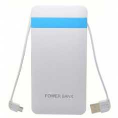 Baterie externa iUni PB16, 10000mAh, Dual USB, Powerbank, White foto