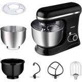 Mixer planetar Zelmer ZKR1355, 1200 W, 6 viteze ,2 boluri de 4,5 l si 5 l, negru