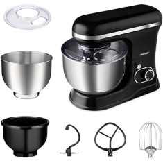 Mixer planetar Zelmer ZKR1355, 1200 W, 6 viteze ,2 boluri de 4,5 l si 5 l, negru
