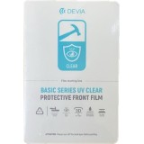 FOLIE PROTECTIE ECRAN BASIC UV CLEAR (SILICON UV 190 MICRONI 6H) CU ADEZIV UV, SIZE: 120 MM * 180 MM, TRANSPARENT HD