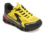 Cumpara ieftin Pantofi sport SKECHERS galbeni, GLIDE-STEP PLUS, din material textil