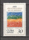 Cuba.1981 Anul international ptr. persoanele cu dizabilitati SC.659