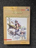 LEGENDE POPULARE ROMANESTI