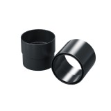 Mufa dubla burlan, pentru imbinare sistem pluvial, Budmat Proaqua, PVC, circulara, gri, D 63 mm