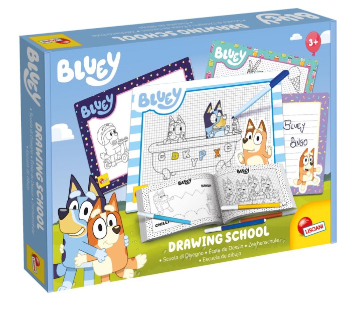 Lisciani Set de desen Bluey - Jucarie inovativa pentru micii exploratori