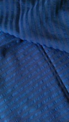 XM Material textile vintigi vascoza bleumarin cu dungi din tesatura 1.9/0.82 m foto