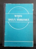 Manual de sinteza anorganica - N. G. Kliucinikov