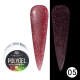 Cumpara ieftin Polygel cu sclipici Disco Polygel, reflectorizant, Global Fashion, 15 g, 05