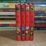LOT 4 CARTI JULES VERNE IN LIMBA FRANCEZA , 1992 ( CARTONATE ) *