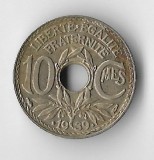 Moneda 10 centimes 1939 - Franta